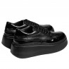 Damskie buty sportowe 6070 czarno-kombinowane
