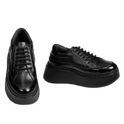 Damskie buty sportowe 6070 czarno-kombinowane