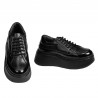 Damskie buty sportowe 6070 czarno-kombinowane
