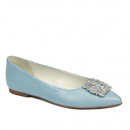 Damskie baleriny 1301 baby blue