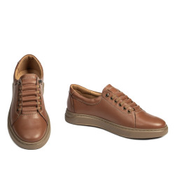 Buty casual/sportowe męskie 960 brązowe
