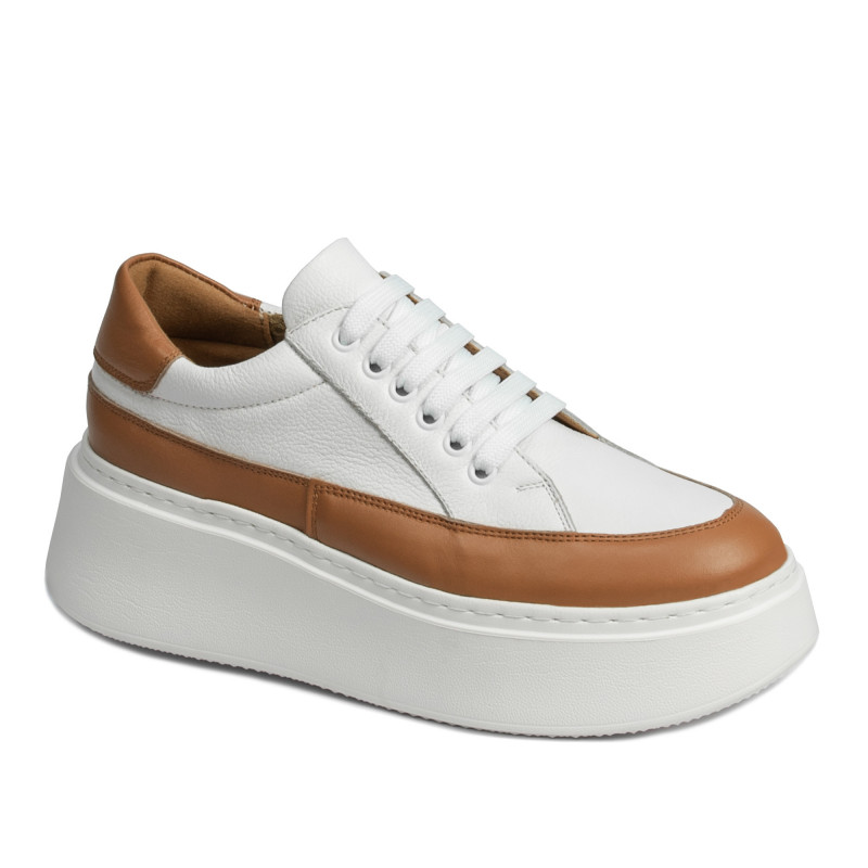 Damskie buty sportowe 6070 biało-kombinowane