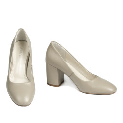 Eleganckie buty damskie 1305 piasek