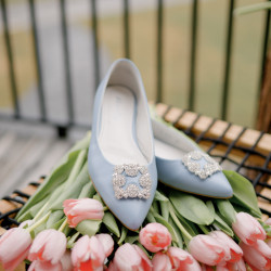 Damskie baleriny 1301 baby blue
