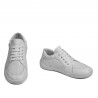 Damskie buty casual 6071 białe