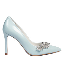 Eleganckie buty damskie 1300 baby blue