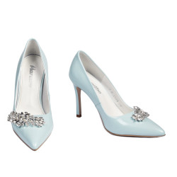 Eleganckie buty damskie 1300 baby blue