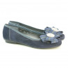 Baleriny damskie 181 indigo welur