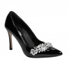 Eleganckie buty damskie 1300 lakier czarny