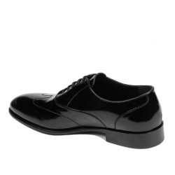Eleganckie buty męskie 964 w kolorze czarnym florantic