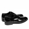 Eleganckie buty męskie 964 w kolorze czarnym florantic