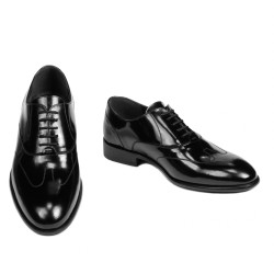 Eleganckie buty męskie 964 w kolorze czarnym florantic