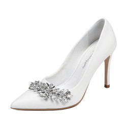 Eleganckie buty damskie 1300 białe