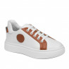 Damskie buty sportowe 6073 biały+camel