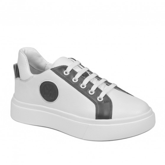 Damskie buty sportowe 6073 biało+szare