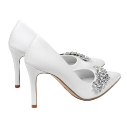 Eleganckie buty damskie 1300 białe