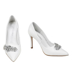 Eleganckie buty damskie 1300 białe