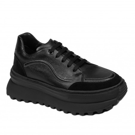 Sportowe buty damskie 6074 czarny kombinowany