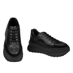 Sportowe buty damskie 6074 czarny kombinowany