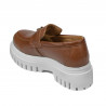 Buty casual damskie 6072 brązowe