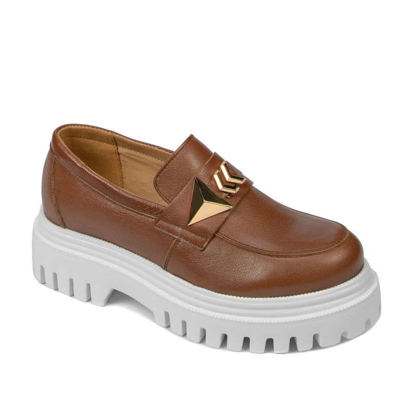 Buty casual damskie 6072 brązowe