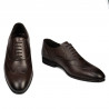 Eleganckie buty męskie 964 a kawa