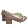 Eleganckie buty damskie 1336 piaskowy zamsz