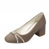 Eleganckie buty damskie 1336 piaskowy zamsz