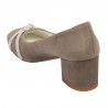 Eleganckie buty damskie 1336 piaskowy zamsz