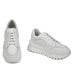 Damskie buty sportowe 6074 biało-kombinowane