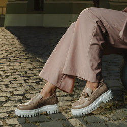 Damskie buty casual 6072 piasek lifestyle