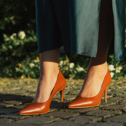 Eleganckie buty damskie 1320 brązowe