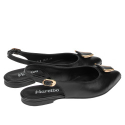 Damskie baleriny 1333 czarne