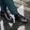 Eleganckie buty męskie 964 w kolorze czarnym florantic