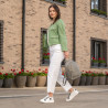 Damskie buty sportowe 6073 biało+szare lifestyle