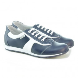 Damskie buty sportowe 191 indygo+białe