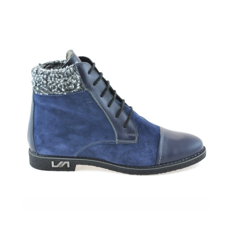 Buty damskie 3281 indigo kombinowane