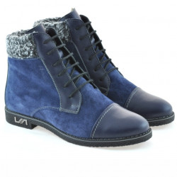 Buty damskie 3281 indigo kombinowane