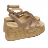 Sandale damskie 5108 miedziane