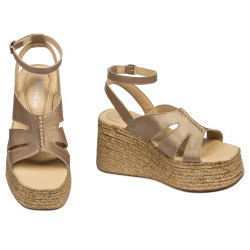 Sandale damskie 5108 miedziane