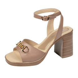 Sandały damskie 5109 camel