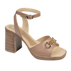 Sandały damskie 5109 camel