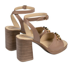 Sandały damskie 5109 camel