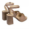 Sandały damskie 5109 camel