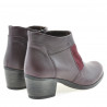 Damskie botki 3267 bordo