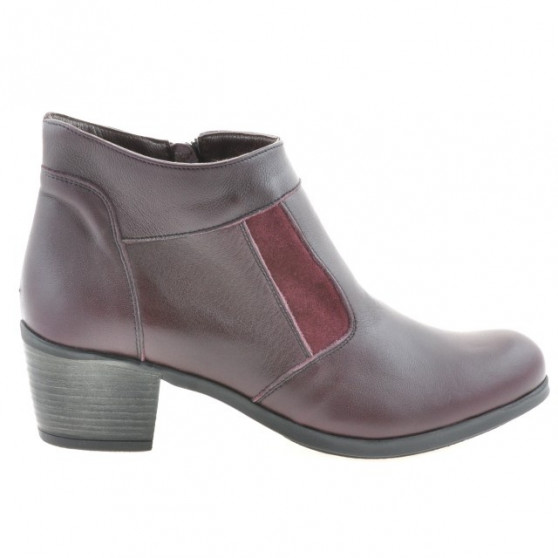 Damskie botki 3267 bordo