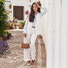 Buty casual damskie 6072 brązowe lifestyle
