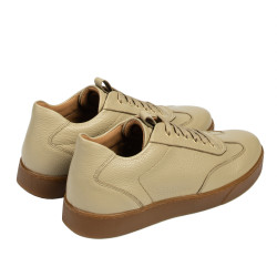 Buty casual/sportowe męskie 968 piaskowe