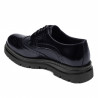 Eleganckie buty męskie 972 lakierowane indygo kombinowane
