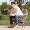 Buty casual/sportowe męskie 968 piaskowe